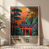 草間彌生日本風景レトロ展 ポスター
