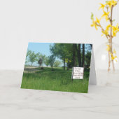 草食べ物を与えオーガニック卵 カード (黄色い花)