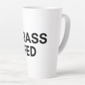 草食べ物を与え カフェラテマグ (右アングル)