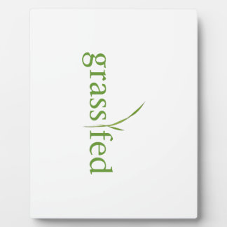 草食べ物を与え フォトプラーク