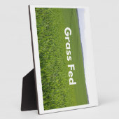 草食べ物を与え フォトプラーク (側面)