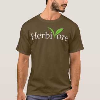 草食動物ベジタリアン植物 Tシャツ