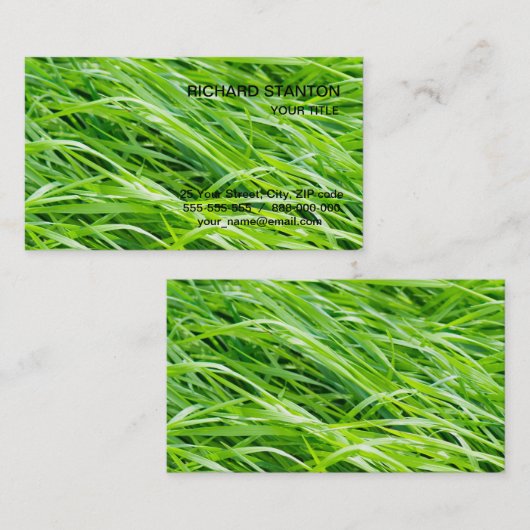 草 名刺 (正面/裏面)