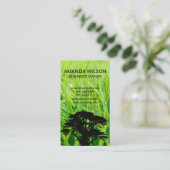 草 |造園 |ガーデナー名刺 名刺 (スタンド正面)