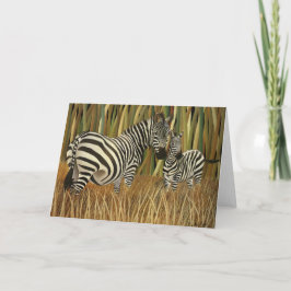 草Notecardsで牧草を食べること カード