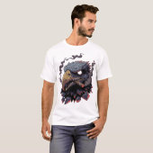 荒々しいストーンイーグルマスコットTシャツ Tシャツ (正面フル)