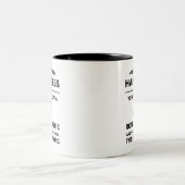 荒々しい衝突の幸せを取り入れる ツートーンマグカップ (中央)