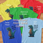 荒々しく吠えるティラノサウルス Tシャツ