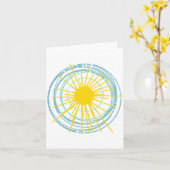 荒々しく自由な君は僕の日光だ カード (黄色い花)