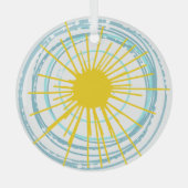 荒々しく自由な君は僕の日光だ ガラスオーナメント (正面)