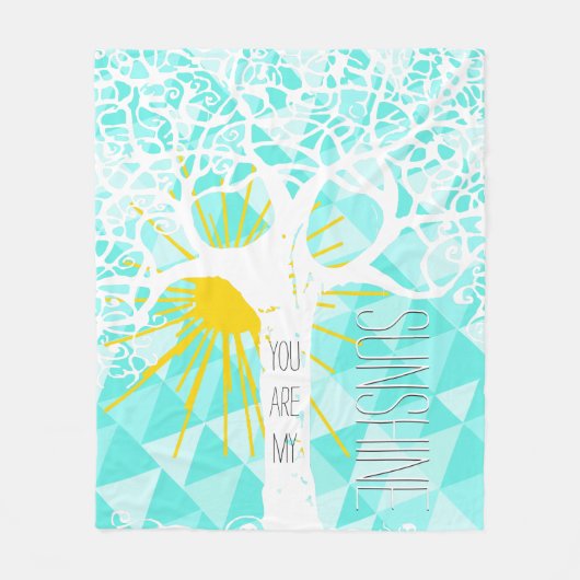 荒々しく自由な君は僕の日光だ フリースブランケット (正面)