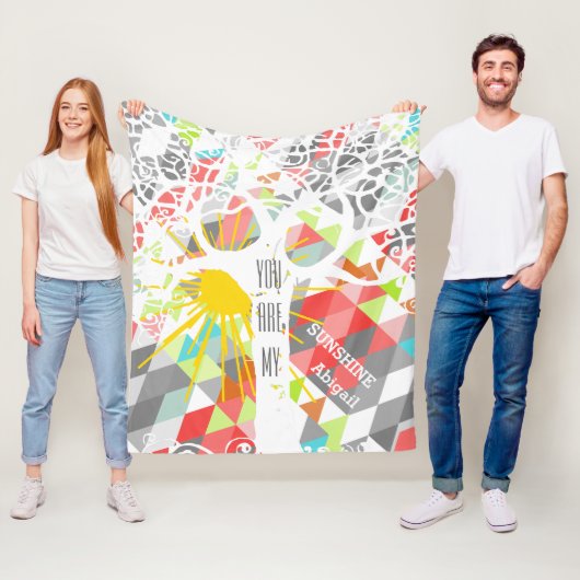 荒々しく自由な君は僕の日光だ フリースブランケット (インサイチュ)