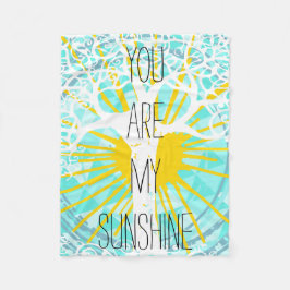 荒々しく自由な君は僕の日光だ フリースブランケット