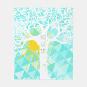 荒々しく自由な君は僕の日光だ フリースブランケット (正面)