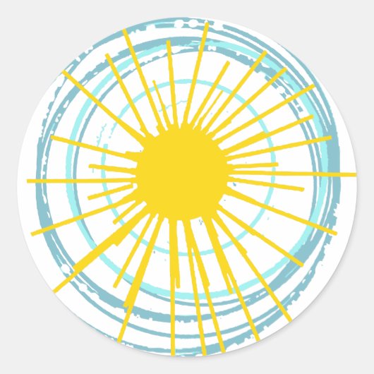荒々しく自由な君は僕の日光だ ラウンドシール (正面)