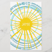 荒々しく自由な君は僕の日光だ 便箋 (裏面)