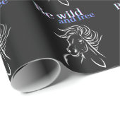 荒々しく自由な馬である ラッピングペーパー (ロールコーナー)