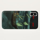 荒々しく荒れ狂う海iPhoneケースメイト Case-Mate iPhoneケース (裏面(横))
