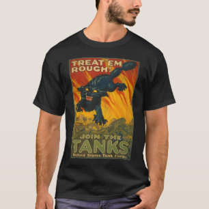荒いそれらを扱って下さい-タンクを結合して下さい Tシャツ