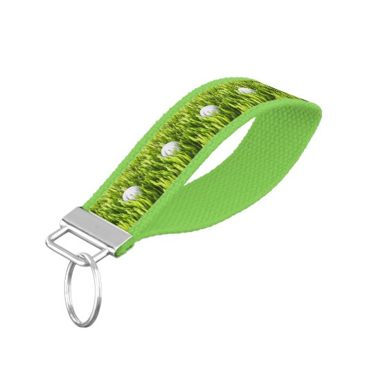 荒いののゴルフ・ボール(草) リストバンドキーホルダー (アングル下)