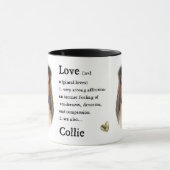 荒いコリーのギフト マグカップ (中央)