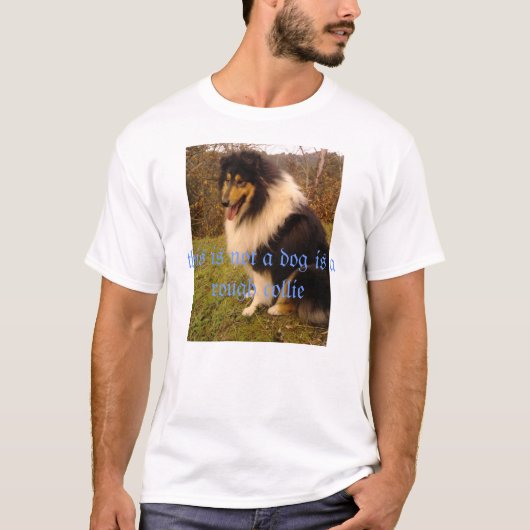 荒いコリーのスタイル Tシャツ (正面)