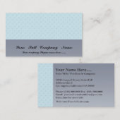 荒いスカイブルーの魅力的な紫色の星は浮上します 名刺 (正面/裏面)