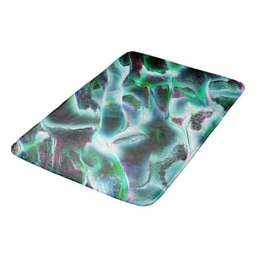 荒いデジタル滝や熱帯雨林を彫り込んだ？ バスマット (アングル)