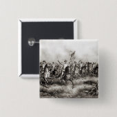 荒いライダー: セオドア・ルーズベルト大佐 缶バッジ (正面&裏面)