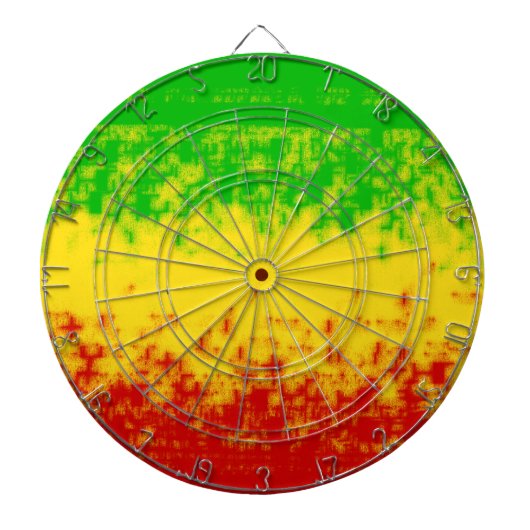 荒いラスタのデザイン ダーツボード (正面)