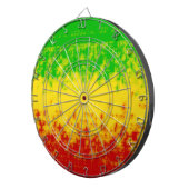 荒いラスタのデザイン ダーツボード (正面右)