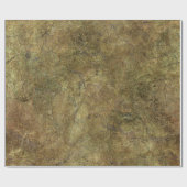 荒い地球の調子及び緑の石 ラッピングペーパー (フラット)