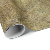 荒い地球の調子及び緑の石 ラッピングペーパー (ロールコーナー)