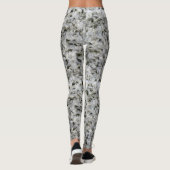 荒い地質学の白い花こう岩の石の質の写真 レギンス (裏面)