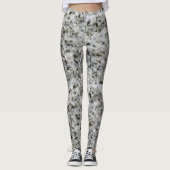 荒い地質学の白い花こう岩の石の質の写真 レギンス (正面)