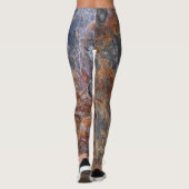 荒い地質学の石の質の写真 レギンス (裏面)