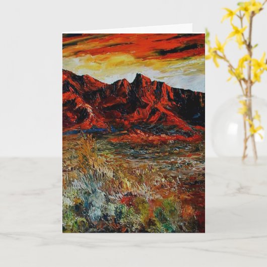 荒い方法 カード (黄色い花)