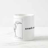 荒い朝のマグ コーヒーマグカップ (中央)