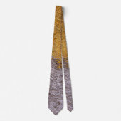 荒い未加工Betonの灰色の黄色い建築の壁 ネクタイ (正面)