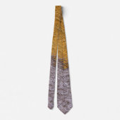 荒い未加工Betonの灰色の黄色い建築の壁 ネクタイ (裏面)