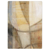 荒い織り目加工の地球の音画 クリップボード (裏面)