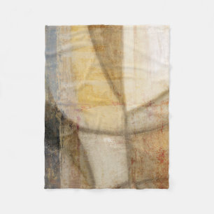 荒い織り目加工の地球の音画 フリースブランケット