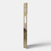 荒い織り目加工の地球の音画 Case-Mate iPhoneケース (裏面 / 右)