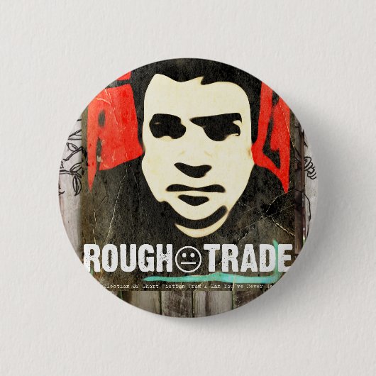 "荒い貿易"ボタン 缶バッジ (正面)