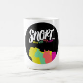 荒い鼻息のロゴのマグ マグカップ (中央)