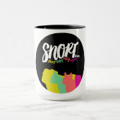 荒い鼻息のロゴのマグ マグカップ (中央)