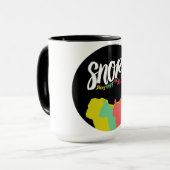 荒い鼻息のロゴのマグ マグカップ (正面左)