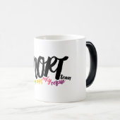 荒い鼻息色の変更のマグ モーフィングマグカップ (正面右)