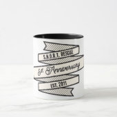 荒い鼻息記念日-特集号のロゴのマグ マグカップ (中央)