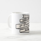 荒い鼻息記念日-特集号のロゴのマグ マグカップ (正面左)